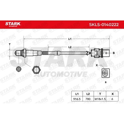 Sonda Lambda Stark SKLS-0140222 SKLS-0140222 - foto 6