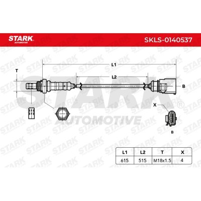 Sonda Lambda Stark SKLS-0140537 SKLS-0140537 - foto 6