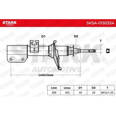 Amortyzator Stark SKSA-0130324 SKSA-0130324 - foto 5