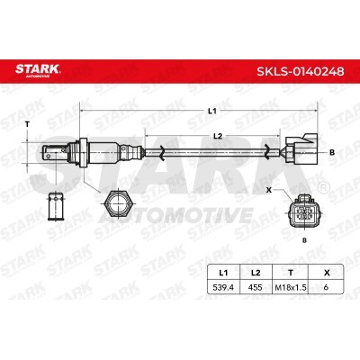 Sonda Lambda Stark SKLS-0140248 SKLS-0140248 - foto 5