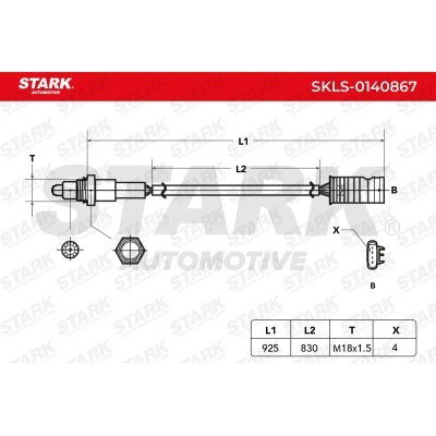 Sonda Lambda Stark SKLS-0140867 SKLS-0140867 - foto 6