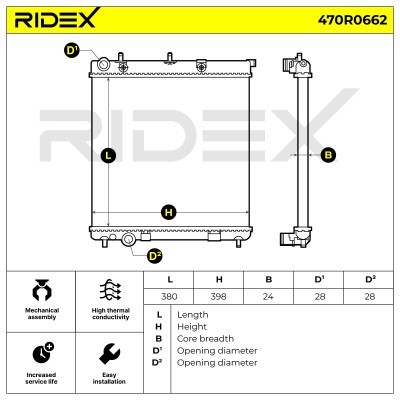 Chłodnica RIDEX 470R0662 470R0662 - foto 7