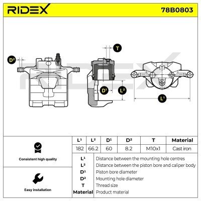 Zacisk Hamulcowy RIDEX 78B0803 78B0803 - foto 7