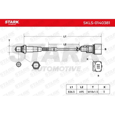 Sonda Lambda Stark SKLS-0140381 SKLS-0140381 - foto 6