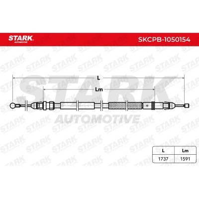 Linka Hamulca Ręcznego Stark SKCPB-1050154 SKCPB-1050154 - foto 6