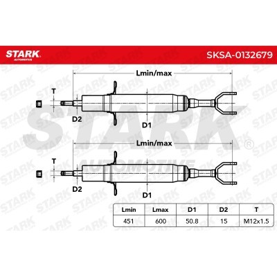 Amortyzator Stark SKSA-0132679 SKSA-0132679 - foto 5