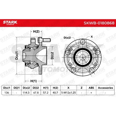 Łożysko Koła Stark SKWB-0180868 SKWB-0180868 - foto 5