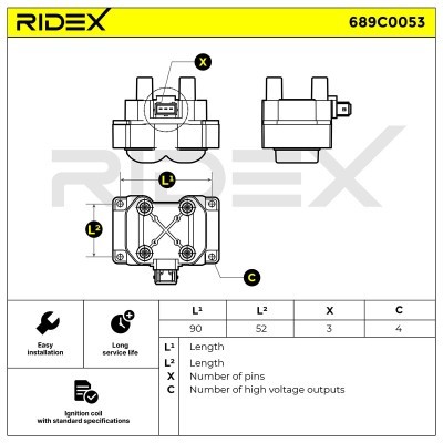Cewka Zapłonowa RIDEX 689C0053 689C0053 - foto 5