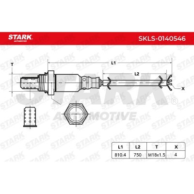 Sonda Lambda Stark SKLS-0140546 SKLS-0140546 - foto 7