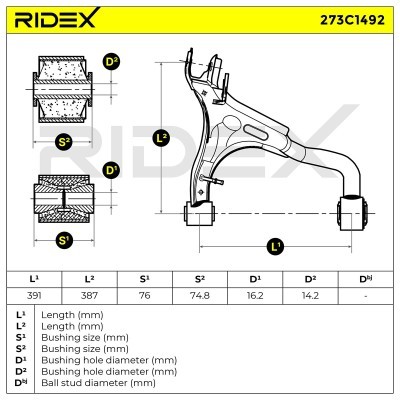 Wahacz RIDEX 273C1492 273C1492 - foto 8
