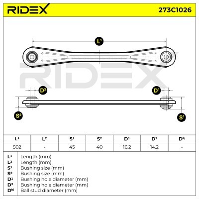 Wahacz RIDEX 273C1026 273C1026 - foto 7