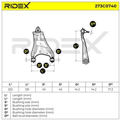 Wahacz RIDEX 273C0740 273C0740 - foto 6