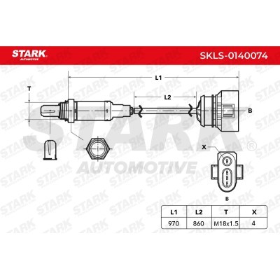 Sonda Lambda Stark SKLS-0140074 SKLS-0140074 - foto 3