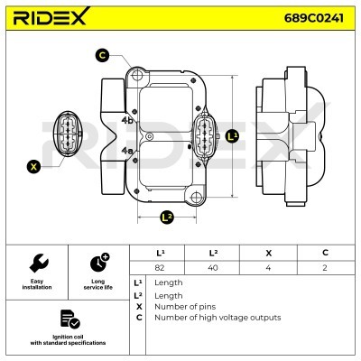 Cewka Zapłonowa RIDEX 689C0241 689C0241 - foto 6