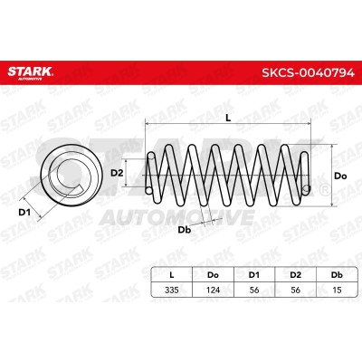 Sprężyna Zawieszenia Stark SKCS-0040794 SKCS-0040794 - foto 5