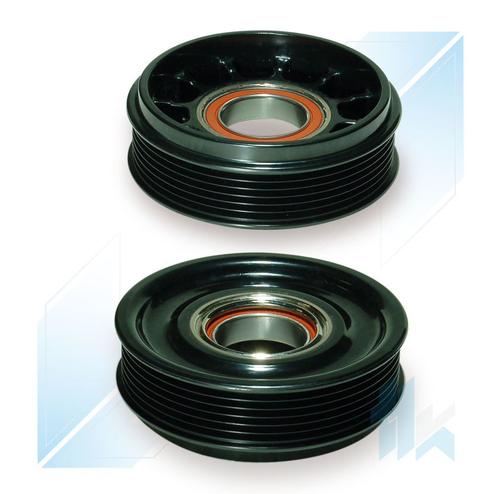 Koło Pasowe Sprężarki Klimatyzacji DENSO TSE14C 6PK (PV6) Ø115/Ø110 Subaru 111DTE4601 - foto 4