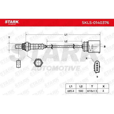 Sonda Lambda Stark SKLS-0140376 SKLS-0140376 - foto 10