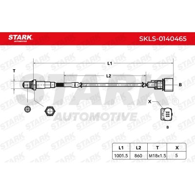Sonda Lambda Stark SKLS-0140465 SKLS-0140465 - foto 5