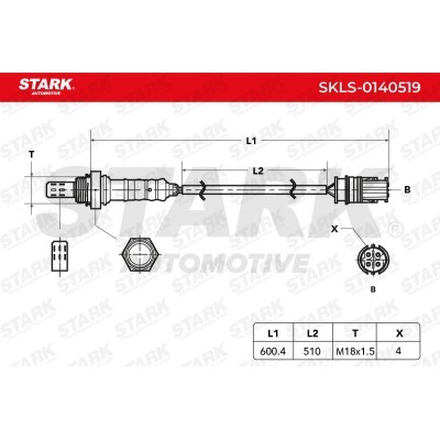 Sonda Lambda Stark SKLS-0140519 SKLS-0140519 - foto 5