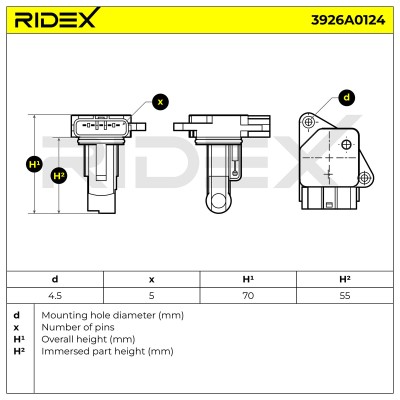 Przepływomierz RIDEX 3926A0124 3926A0124 - foto 6