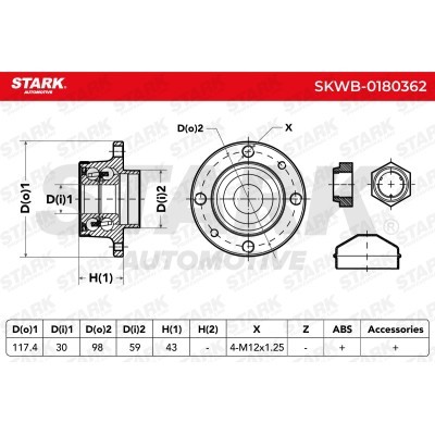Łożysko Koła Stark SKWB-0180362 SKWB-0180362 - foto 4