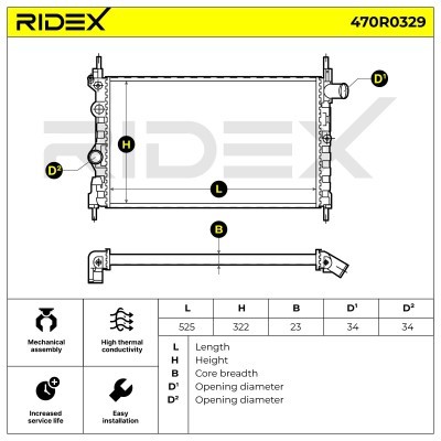 Chłodnica RIDEX 470R0329 470R0329 - foto 9