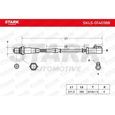 Sonda Lambda Stark SKLS-0140188 SKLS-0140188 - foto 6