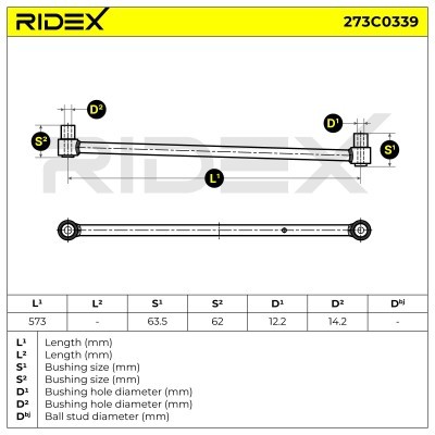Wahacz RIDEX 273C0339 273C0339 - foto 6