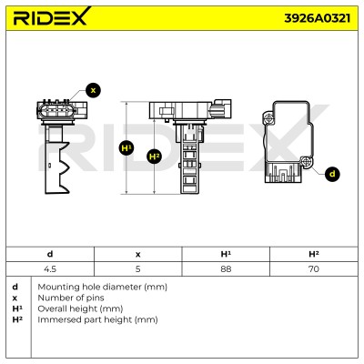 Przepływomierz RIDEX 3926A0321 3926A0321 - foto 6