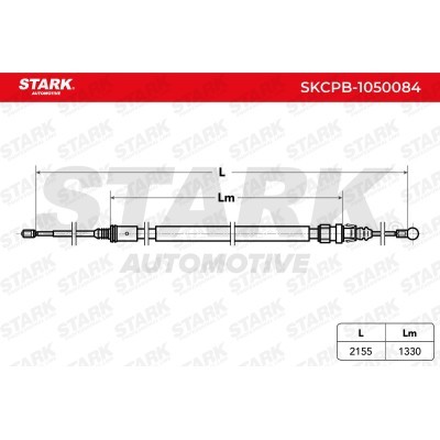 Linka Hamulca Ręcznego Stark SKCPB-1050084 SKCPB-1050084 - foto 6