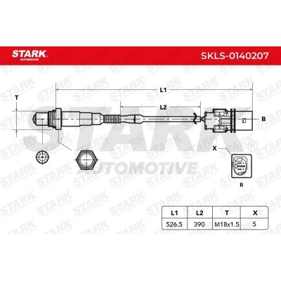 Sonda Lambda Stark SKLS-0140207 SKLS-0140207 - foto 4