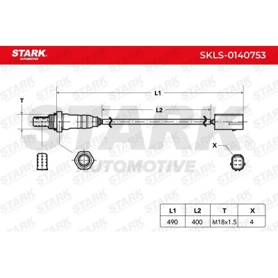 Sonda Lambda Stark SKLS-0140753 SKLS-0140753 - foto 6