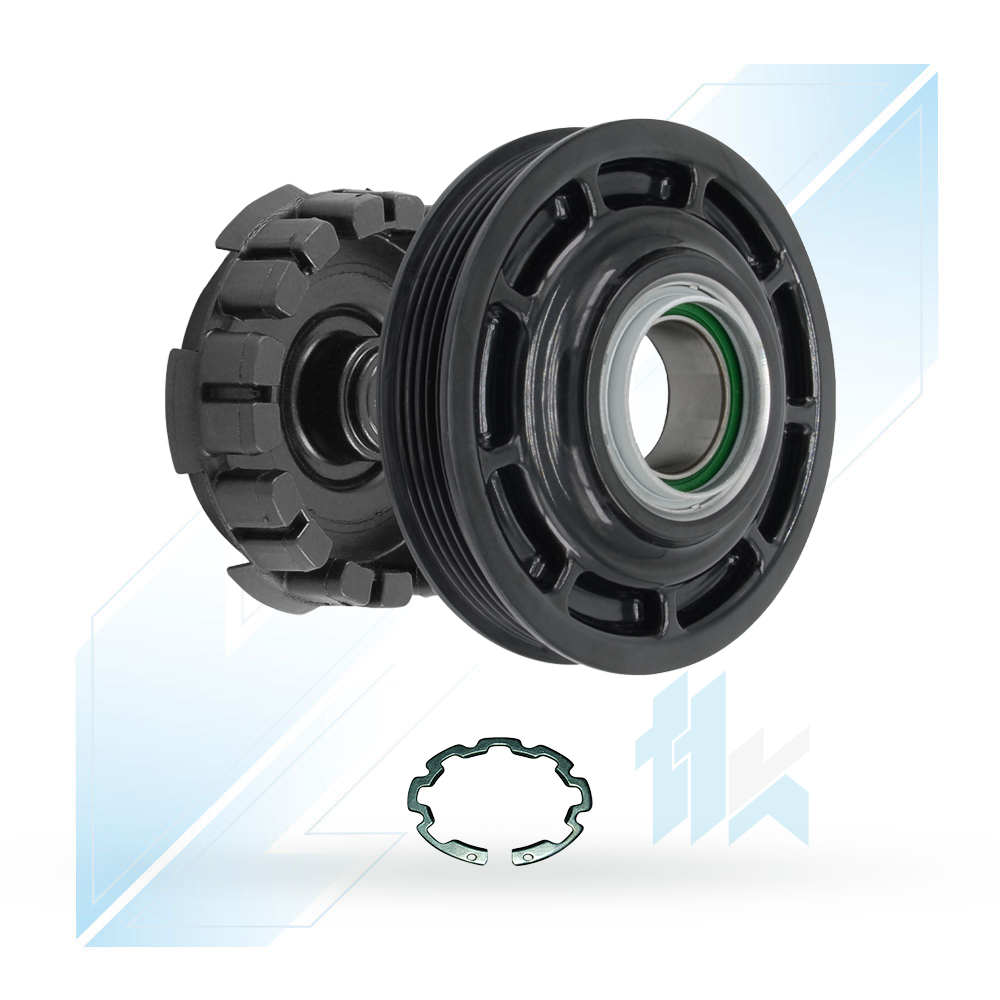 Sprzęgło Kompletne Sprężarki Klimatyzacji DENSO 6SES14C 5PK (PV5) Ø130/Ø125 KIA 110D6S4501 - foto 2