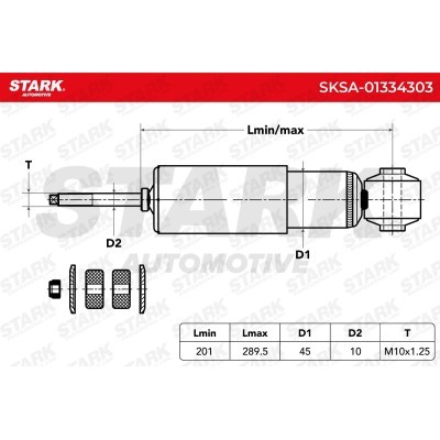 Amortyzator Stark SKSA-01334303 SKSA-01334303 - foto 6