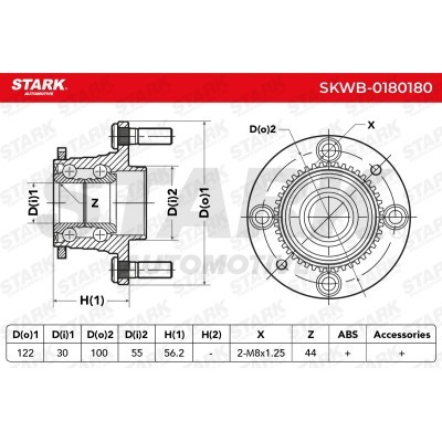 Łożysko Koła Stark SKWB-0180180 SKWB-0180180 - foto 5