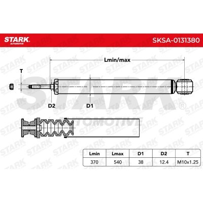 Amortyzator Stark SKSA-0131380 SKSA-0131380 - foto 3
