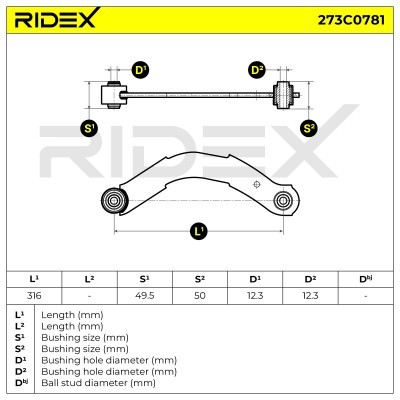 Wahacz RIDEX 273C0781 273C0781 - foto 7