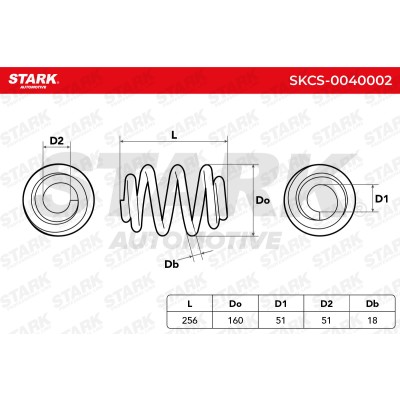 Sprężyna Zawieszenia Stark SKCS-0040002 SKCS-0040002 - foto 6