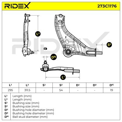 Wahacz RIDEX 273C1176 273C1176 - foto 5