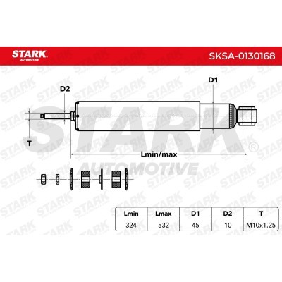 Amortyzator Stark SKSA-0130168 SKSA-0130168 - foto 3