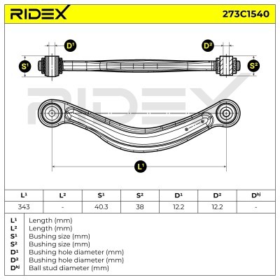 Wahacz RIDEX 273C1540 273C1540 - foto 6