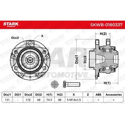 Łożysko Koła Stark SKWB-0180337 SKWB-0180337 - foto 4