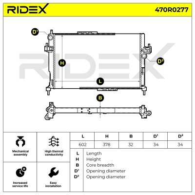 Chłodnica RIDEX 470R0277 470R0277 - foto 5