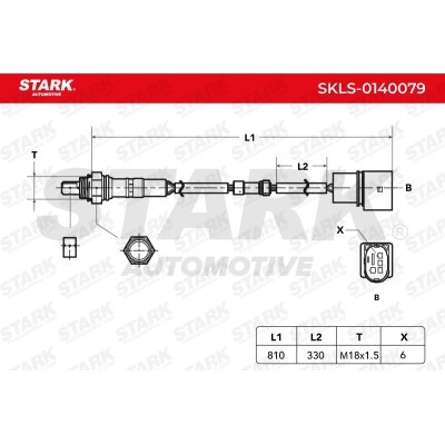 Sonda Lambda Stark SKLS-0140079 SKLS-0140079 - foto 6