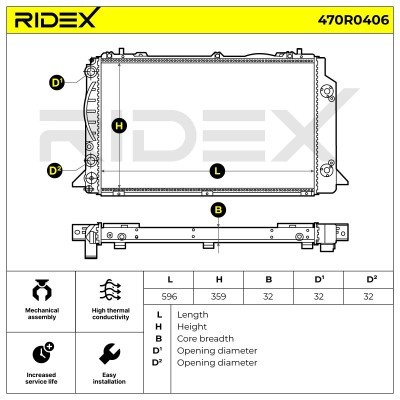 Chłodnica RIDEX 470R0406 470R0406 - foto 7