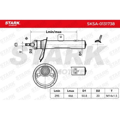 Amortyzator Stark SKSA-0131738 SKSA-0131738 - foto 3