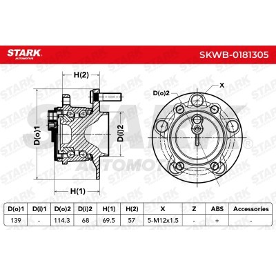 Łożysko Koła Stark SKWB-0181305 SKWB-0181305 - foto 6