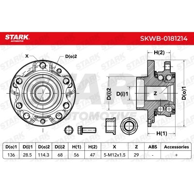 Łożysko Koła Stark SKWB-0181214 SKWB-0181214 - foto 6