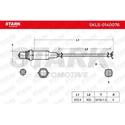 Sonda Lambda Stark SKLS-0140076 SKLS-0140076 - foto 7