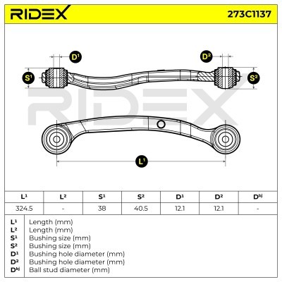 Wahacz RIDEX 273C1137 273C1137 - foto 6